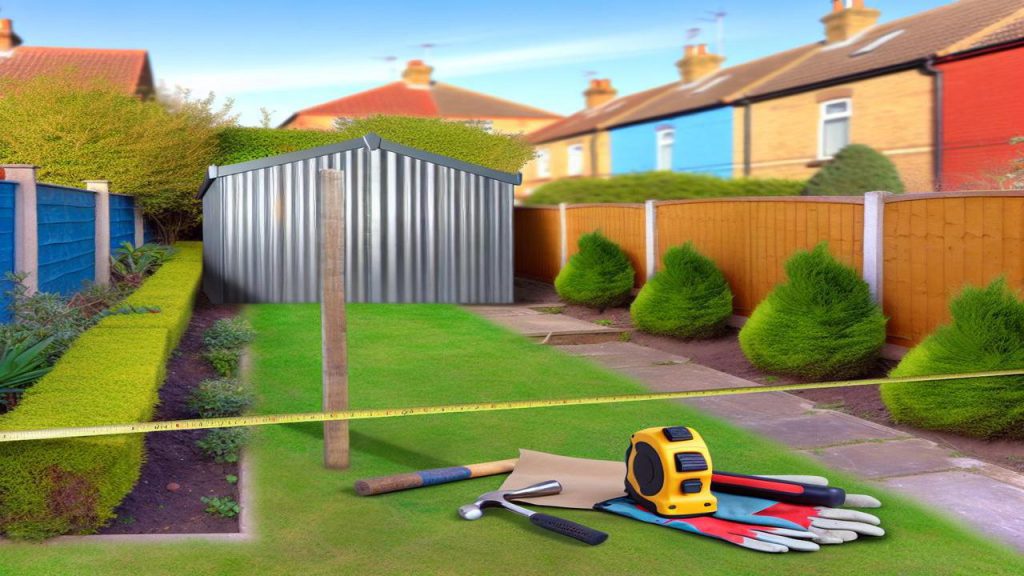 Ile metrów od granicy można postawić garaż blaszany?