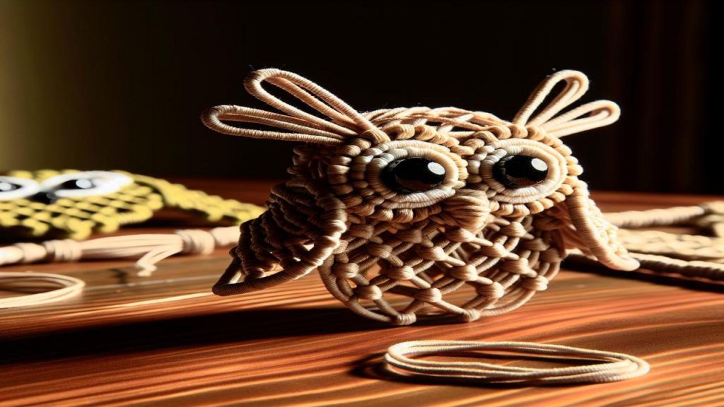 jak zrobić sowę z makramy