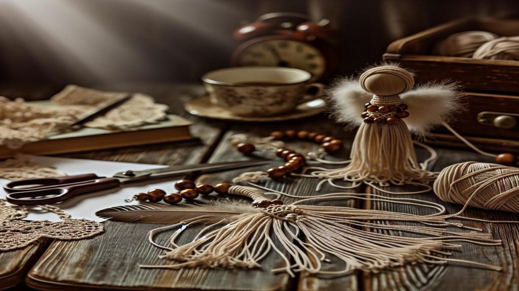 Jak zrobić aniołka z makramy?