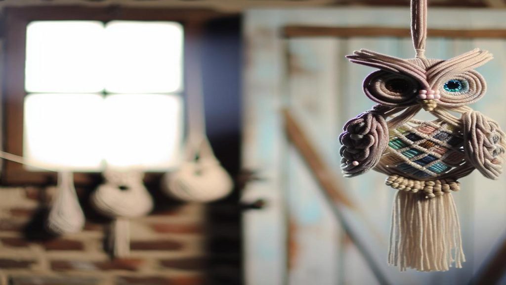 Jak zrobić sowę z makramy?